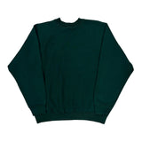 Made In USA 90S Blank Fruit Of The Loom Sweatshirt - Medium Green Cotton