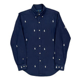 Ralph Lauren Shirt - Small Navy Cotton