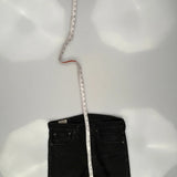 501 Levis Slim Fit Jeans - 32W 30L Black Cotton