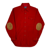 Made In USA Pendleton Shirt - Medium Red Virgin Wool