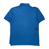 Tommy Hilfiger Polo Shirt - Large Blue Cotton