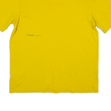 ADIDAS ORIGINALS Mens T-Shirt Yellow Crew Neck M