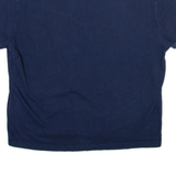 TOMMY JEANS Womens T-Shirt Blue Crew Neck XS