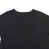 DKNY Womens T-Shirt Black Crew Neck M
