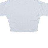 ADIDAS Womens T-Shirt Blue Crew Neck S