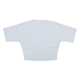 ADIDAS Womens T-Shirt Blue Crew Neck S