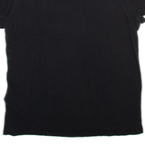 LEVI'S Womens T-Shirt Black Crew Neck M