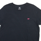 LEVI'S Mens T-Shirt Black Crew Neck XL