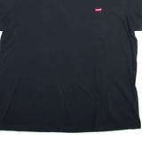 LEVI'S Mens T-Shirt Black Crew Neck XL