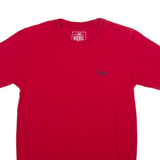 DIESEL Mens T-Shirt Red Crew Neck S