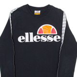 ELLESSE Womens T-Shirt Blue Long Sleeve Crew Neck UK 6