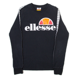 ELLESSE Womens T-Shirt Blue Long Sleeve Crew Neck UK 6