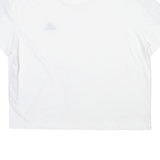 ADIDAS Womens T-Shirt White Crew Neck S