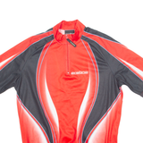PROLINE Cycling Mens Jersey Red 1/4 Zip S