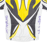 RUMAX Cycling Mens Jersey White 1/4 Zip L