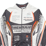 HEIMAN Cycling Mens Jersey Black Long Sleeve 1/4 Zip XL