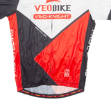VEOBIKE Cycling Mens Jersey Red 1/4 Zip XL