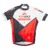VEOBIKE Cycling Mens Jersey Red 1/4 Zip XL