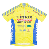 TEAM SPORTS Cycling Mens Jersey Yellow 1/4 Zip M