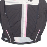 NEVER STOP RIDING Cycling Womens Jersey Black Long Sleeve 1/4 Zip M