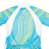 CRIVIT Cycling Mens Jersey Blue 1/4 Zip L