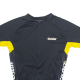 VISOSTAR Cycling Mens Jersey Black 1/4 Zip L