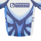 TZAMO Cycling Mens Jersey Blue 1/4 Zip S