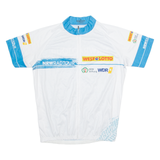 PEPPE SPORTS Cycling Mens Jersey White 1/4 Zip XL