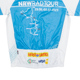 PEPPE SPORTS Cycling Mens Jersey White 1/4 Zip XL