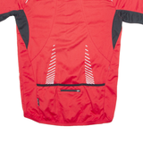 STOKE Cycling Mens Jersey Red 1/4 Zip S