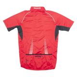 STOKE Cycling Mens Jersey Red 1/4 Zip S
