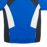 CROSSWAVE Cycling Mens Jersey Blue 1/4 Zip L