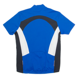 CROSSWAVE Cycling Mens Jersey Blue 1/4 Zip L