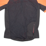 ROCKRIDER DECATHLON Mens Jersey Orange 1/4 Zip 2XL