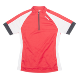 LOFFLER Cycling Boys Jersey Red 1/4 Zip 13-14Y