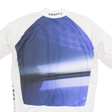 CRAFT Cycling Mens Jersey Blue 1/4 Zip M
