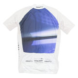 CRAFT Cycling Mens Jersey Blue 1/4 Zip M