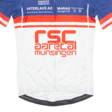 TZAMO Cycling Mens Jersey White 1/4 Zip S
