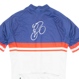 TZAMO Cycling Mens Jersey White 1/4 Zip S
