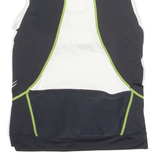 CRANE Cycling Womens Jersey White Sleeveless 1/4 Zip S