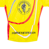 TEKER Cycling Mens Jersey Yellow 1/4 Zip L