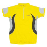 BRUNEX Cycling Womens Jersey Yellow 1/4 Zip M