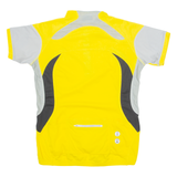 BRUNEX Cycling Womens Jersey Yellow 1/4 Zip M