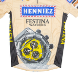 SANTINI Cycling Mens Jersey Beige 1/4 Zip 2XL