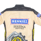 SANTINI Cycling Mens Jersey Beige 1/4 Zip 2XL