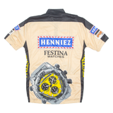 SANTINI Cycling Mens Jersey Beige 1/4 Zip 2XL