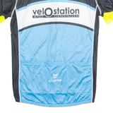 CUORE Cycling Mens Jersey Blue 1/4 Zip 2XL