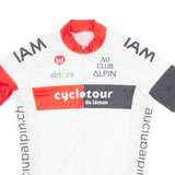 MSTINA Cycling Mens Jersey White 1/4 Zip M