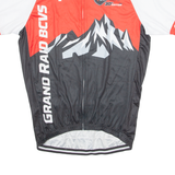 JOK IMPORT Cycling Mens Jersey Red 1/4 Zip L