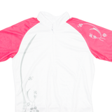 CRANE Cycling Womens Jersey White 1/4 Zip S